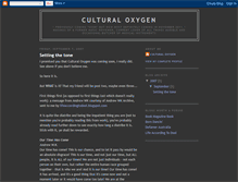 Tablet Screenshot of culturaloxygen.blogspot.com