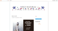 Desktop Screenshot of feltnaturalargentina.blogspot.com