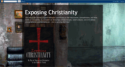 Desktop Screenshot of exposingchristianitywithtruth.blogspot.com