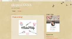 Desktop Screenshot of akoposianna.blogspot.com