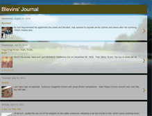 Tablet Screenshot of blevinsjournal.blogspot.com