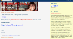 Desktop Screenshot of mensagemultimosdias.blogspot.com
