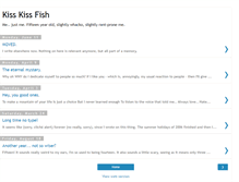 Tablet Screenshot of kisskissfish.blogspot.com