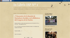 Desktop Screenshot of isp1inlibris.blogspot.com