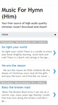 Mobile Screenshot of musicforhymn.blogspot.com
