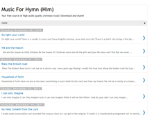 Tablet Screenshot of musicforhymn.blogspot.com