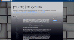 Desktop Screenshot of lectoescrituraworks.blogspot.com