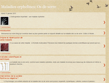 Tablet Screenshot of maladieorphelineos.blogspot.com