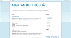 Desktop Screenshot of martankeittiossa.blogspot.com