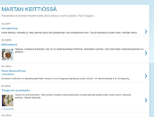 Tablet Screenshot of martankeittiossa.blogspot.com