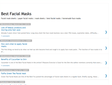 Tablet Screenshot of facial-masks.blogspot.com