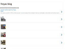 Tablet Screenshot of freyafootball.blogspot.com