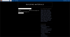 Desktop Screenshot of building-materials.blogspot.com