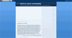 Desktop Screenshot of localicapodanno.blogspot.com