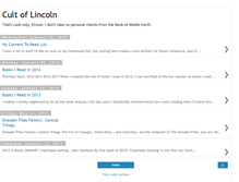 Tablet Screenshot of cultoflincoln.blogspot.com