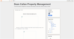 Desktop Screenshot of deancallanpm.blogspot.com
