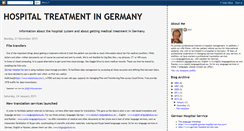 Desktop Screenshot of germanhospitalservice.blogspot.com