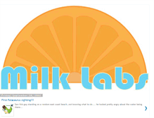 Tablet Screenshot of milklabs.blogspot.com