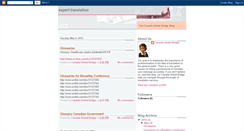 Desktop Screenshot of expert-translation.blogspot.com