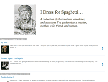 Tablet Screenshot of idressforspaghetti.blogspot.com