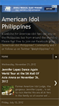 Mobile Screenshot of americanidolphilippines.blogspot.com