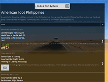 Tablet Screenshot of americanidolphilippines.blogspot.com