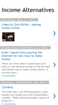 Mobile Screenshot of incomealternatives.blogspot.com