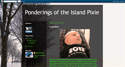 Desktop Screenshot of ponderingsoftheislandpixie.blogspot.com