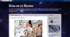 Desktop Screenshot of hors-de-ce-monde.blogspot.com