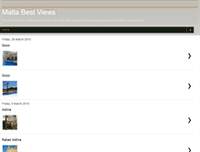 Tablet Screenshot of maltabestview.blogspot.com