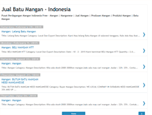 Tablet Screenshot of jualbatumangan.blogspot.com