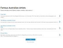 Tablet Screenshot of famousaustralianartists.blogspot.com