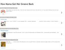 Tablet Screenshot of howmamagothergrooveback.blogspot.com