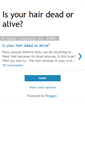 Mobile Screenshot of hair-dead-or-alive.blogspot.com