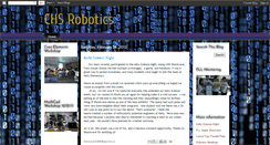 Desktop Screenshot of chsroboticsclub.blogspot.com