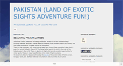 Desktop Screenshot of destinationpaksarzameen.blogspot.com