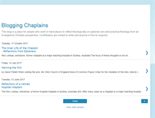 Tablet Screenshot of bloggingchaplains.blogspot.com