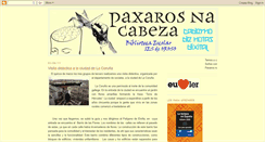 Desktop Screenshot of paxarosnacabeza.blogspot.com