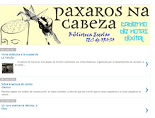 Tablet Screenshot of paxarosnacabeza.blogspot.com