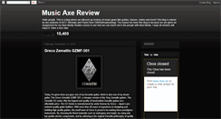 Desktop Screenshot of musicaxereview.blogspot.com