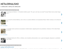 Tablet Screenshot of metajornalismobrasil.blogspot.com