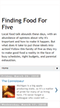 Mobile Screenshot of findingfoodforfive.blogspot.com