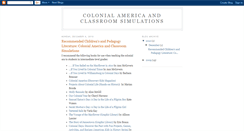 Desktop Screenshot of colonialamerica-simulations.blogspot.com