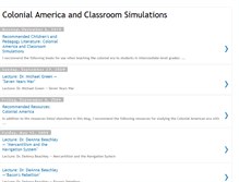 Tablet Screenshot of colonialamerica-simulations.blogspot.com