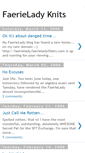 Mobile Screenshot of faerieladyknits.blogspot.com