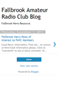 Mobile Screenshot of fallbrookarc.blogspot.com