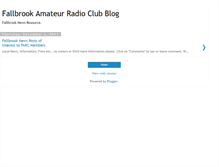 Tablet Screenshot of fallbrookarc.blogspot.com