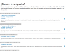 Tablet Screenshot of diversosodesiguales.blogspot.com