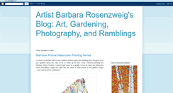 Desktop Screenshot of barbararosenzweig.blogspot.com