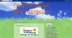 Desktop Screenshot of camposiete7sentidos.blogspot.com